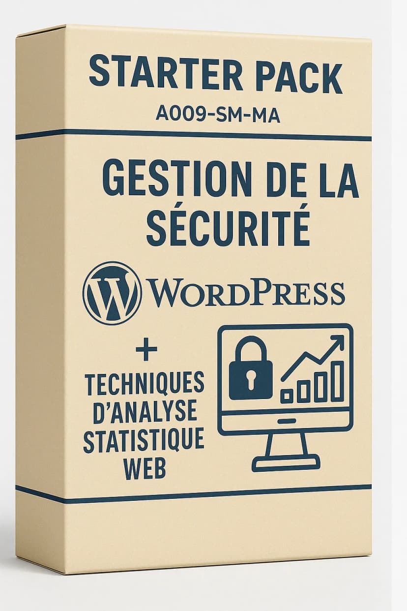Gestion de la sécurité (WordPress) + Techniques d'analyse statistique Web