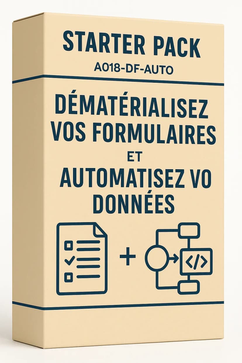 Dématérialisez vos formulaires et automatisez vos données