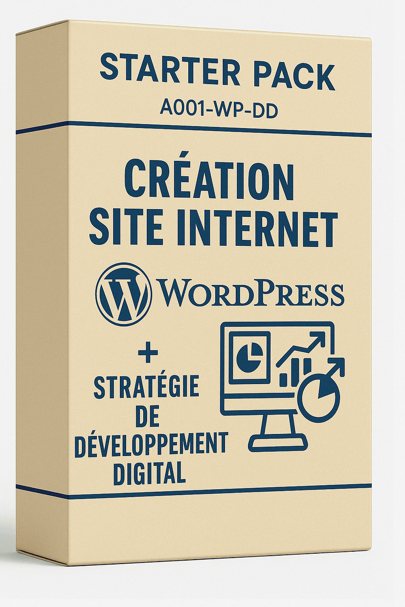 Création site internet (WordPress) & Stratégie de développement Digital